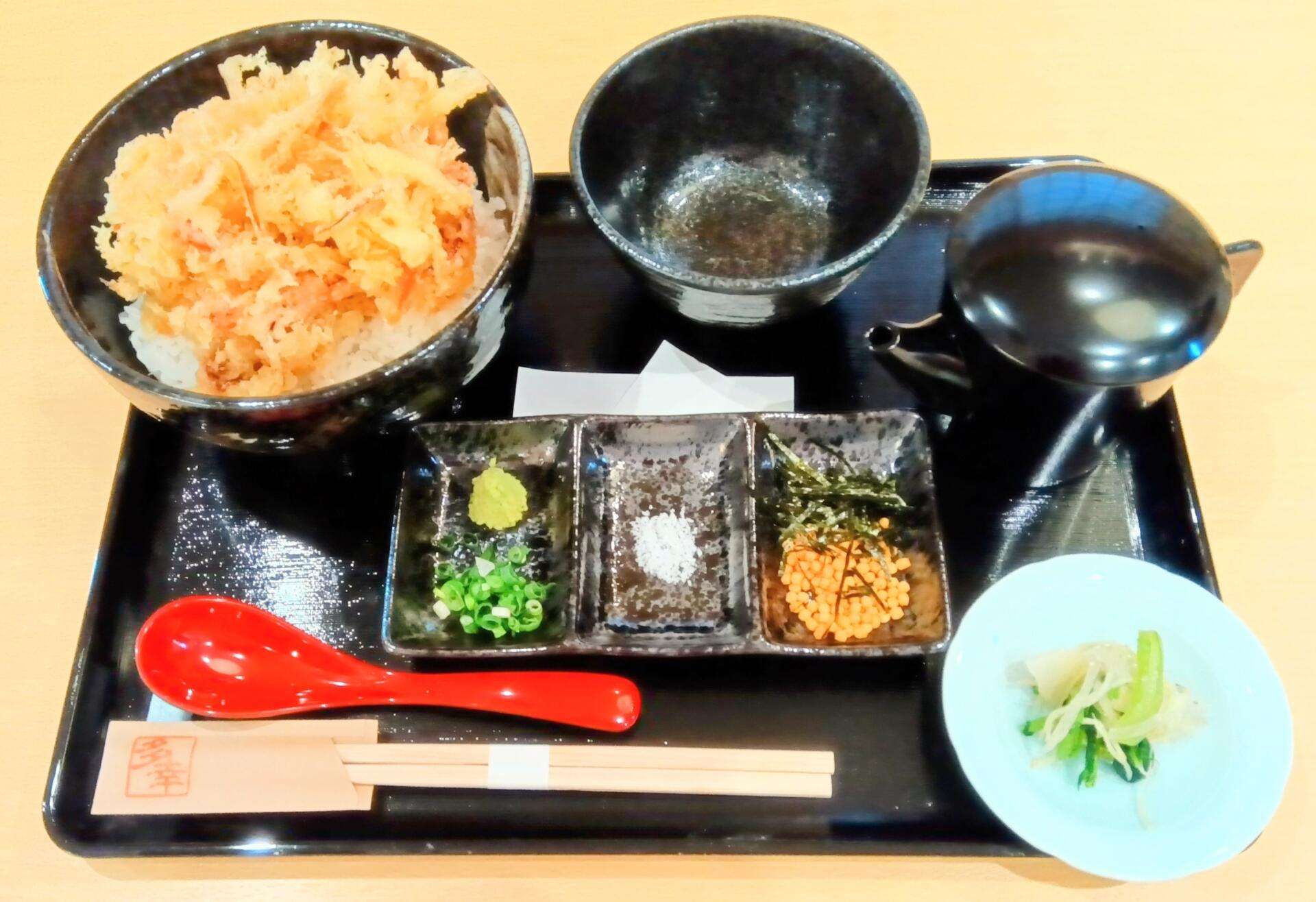 新メニュー【寿司屋の海鮮かきあげ天丼茶漬け】始めます